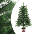 Vidaxl kunstkerstboom met levensechte naalden 90 cm groen