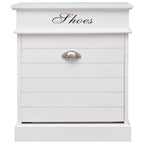 Vidaxl schoenenkast 50x28x58 cm paulowniahout wit