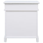 Vidaxl schoenenkast 50x28x58 cm paulowniahout wit