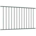 Vidaxl schuttingpaneel gepoedercoat staal 1,63x1,25 m antraciet