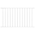 Vidaxl schuttingpaneel gepoedercoat staal 1,63x0,75 m wit