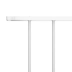 VidaXL Hekpaneel 1,7x1 m gepoedercoat staal wit