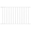 Vidaxl schuttingpaneel gepoedercoat staal 1,63x1,25 m wit