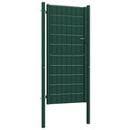 VidaXL Poort 100x164 cm PVC en staal groen