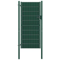 VidaXL Poort 100x204 cm PVC en staal groen