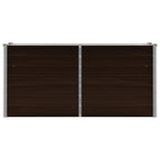 Vidaxl plantenbak verhoogd 160x40x77 cm gegalvaniseerd staal bruin