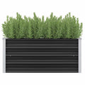 Vidaxl plantenbak verhoogd 100x40x45 cm gegalvaniseerd staal antraciet