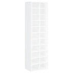 VidaXL Schoenenkast 54x34x183 cm bewerkt hout wit