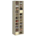VidaXL Schoenenkast 54x34x183 cm bewerkt hout sonoma eikenkleurig