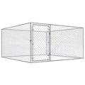 Vidaxl hondenkennel voor buiten 2x2x1 m gegalvaniseerd staal