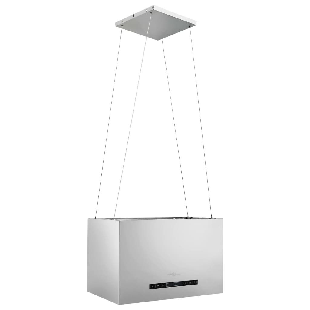 Vidaxl afzuigkap hangend met aanraaksensor lcd 55 cm roestvrij staal