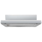 VidaXL Afzuigkap inbouw slank 480 m³ u aluminium roestvrij staal