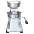 Vidaxl hamburgerpersmachine met 500 scheidingsbladen 10 cm aluminium