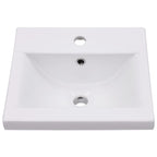 Vidaxl inbouwwastafel 42x39x18 cm keramiek wit