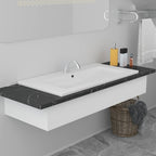 Vidaxl inbouwwastafel 81x39,5x18,5 cm keramiek wit
