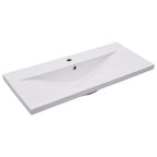 Vidaxl inbouwwastafel 91x39,5x18,5 cm keramiek wit