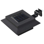 Vidaxl solarlampen 12 st led vierkant 12 cm zwart