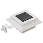 Vidaxl solarlampen 12 st led vierkant 12 cm wit