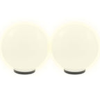 Vidaxl led-bollampen 4 st rond 40 cm pmma