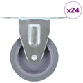 VidaXL 24 st Wielen vast 75 mm