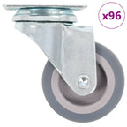 Vidaxl 96 st zwenkwielen 50 mm