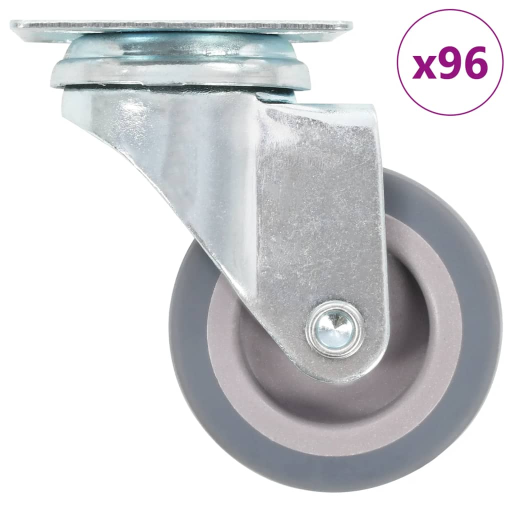 VidaXL 96 st Zwenkwielen 50 mm