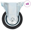 Vidaxl 8 st wielen vast 75 mm