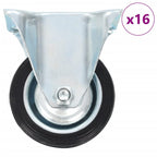 Vidaxl 16 st wielen vast 75 mm
