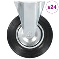 VidaXL 24 st Wielen vast 200 mm