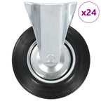 VidaXL 24 st Wielen vast 200 mm