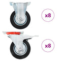 VidaXL 16 st Wielen 100 mm