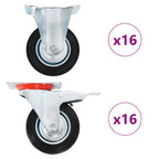 VidaXL 32 st Wielen 100 mm
