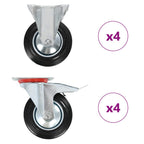 Vidaxl 8 st wielen 160 mm