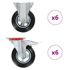 Vidaxl 12 st wielen 160 mm