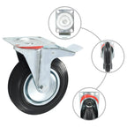 Vidaxl 8 st wielen 200 mm