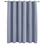 Vidaxl gordijn verduisterend met metalen ringen 290x245 cm grijs