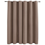Vidaxl gordijn verduisterend met metalen ringen 290x245 cm taupe