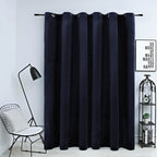 Vidaxl gordijn verduisterend met ringen 290x245 cm fluweel zwart