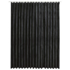 Vidaxl gordijn verduisterend met haken 290x245 cm fluweel antraciet