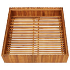 Vidaxl plantenbak verhoogd 100x100x25 cm massief acaciahout
