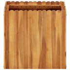 Vidaxl plantenbak verhoogd 50x30x50 cm massief acaciahout