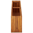 Vidaxl plantenbak verhoogd 150x30x50 cm massief acaciahout