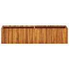 Vidaxl plantenbak verhoogd 200x30x50 cm massief acaciahout