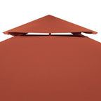 Vidaxl prieeldak 2-laags 310 g m² 3x3 m terracottakleurig