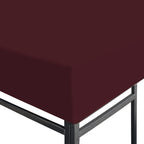 Vidaxl prieeldak 310 g m² 3x3 m bordeaux