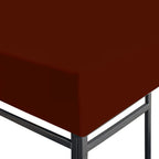 Vidaxl prieeldak 310 g m² 3x3 m terracota