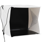 Vidaxl foto-opnamebox met led inklapbaar 40x34x37 cm kunststof wit
