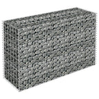 Vidaxl gabion plantenbak verhoogd 90x30x60 cm gegalvaniseerd staal