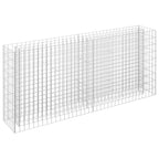Vidaxl gabion plantenbak verhoogd 180x30x90 cm gegalvaniseerd staal