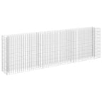 Vidaxl gabion plantenbak verhoogd 270x30x90 cm gegalvaniseerd staal